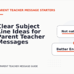 Clear Subject Line Ideas for Parent Teacher Messages