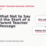 What Not to Say at the Start of a Parent Teacher Message