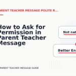 How to Ask for Permission in Parent Teacher Message English