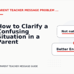 How to Clarify a Confusing Situation in a Parent Teacher Message