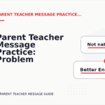 Parent Teacher Message Practice: Problem and Solution Replies