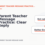 Parent Teacher Message Practice: Clear Reply Patterns