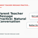Parent Teacher Message Practice: Natural Conversation Lines